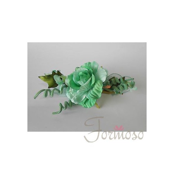 Fiore tiffany c/ racchetta 210 mm decorazione bomboniera set 6 pz art B0502TIFF