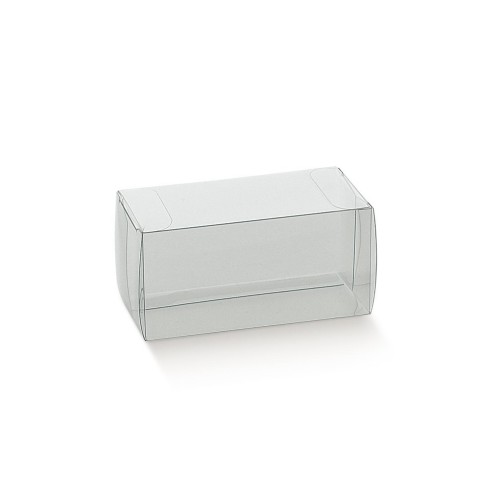 Scatola in PVC Trasparente tipo Astuccio 8 x 5 x h 5 cm Confezione 10 pz art 13872