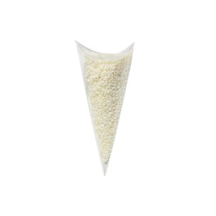 Scatola Cono busta Trasparente per confetti o riso h 19 cm Confezione 20 pz art 12392