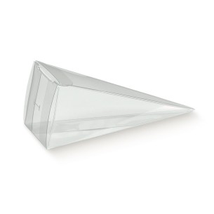 Cono Mini in pvc trasparente porta Confetti h 10 cm Confezione 20 pz art 12657