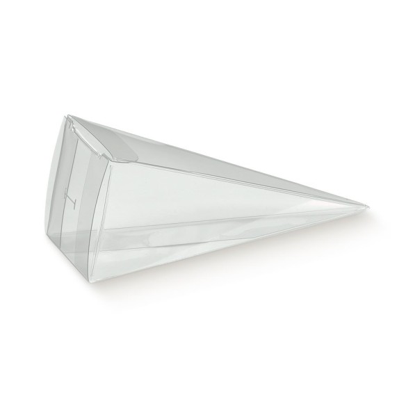 Cono Mini in pvc trasparente porta Confetti h 10 cm Confezione 20 pz art 12657