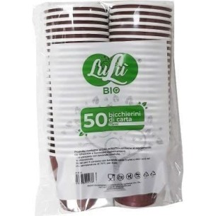 Bicchiere monouso Biodegradabile da 75 ml bibita calda caffè confezione 50 pz Art  0227