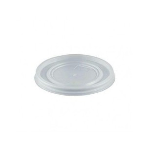 Tappo Coperchio in plastica BIANCO per Bicchiere monouso Biodegradabile da 250 300 ml bibita calda caffè confezione 50 pz Art 07