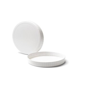 Tappo Coperchio in CARTA colore Bianco per Bicchiere monouso Biodegradabile da 210 ml bibita calda caffè confezione 50 pz Art  0