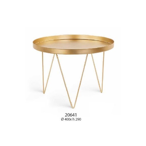 Alzatina in metallo colore ORO idea Allestimento Wedding matrimonio Party Planner D 40 x h 29 cm art 20641