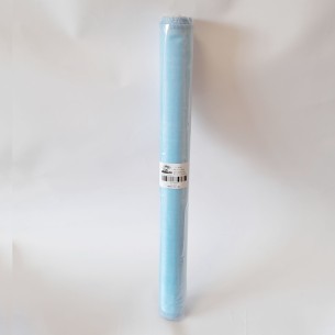 Bobina rotolo Organza decorazioni Matrimonio Wedding 48 cm  x 9 mt colore CELESTE art TEX009CELESTE