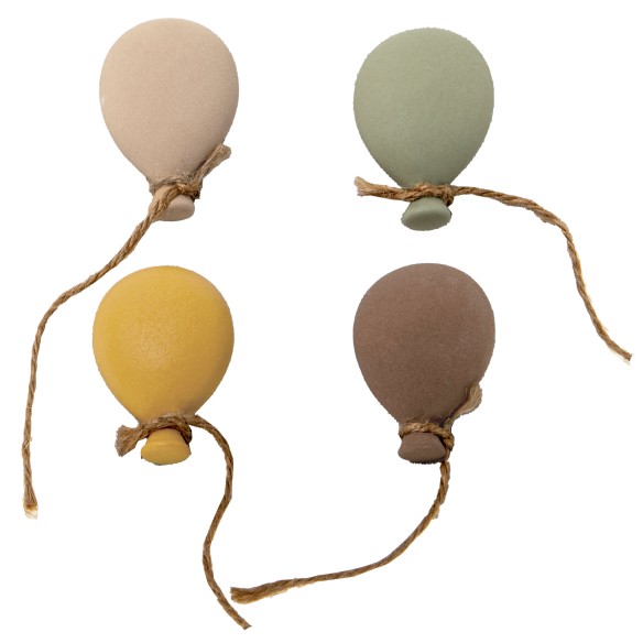 Bomboniera Calamita Palloncino Porcellana set 4 pz 5 cm Confezione 12 pz art 02A160