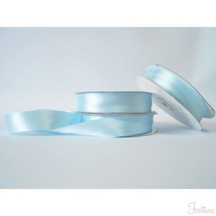 Nastro doppio raso 25 mm rotolo bobina da 50 mt Celeste fai da te - art D2518