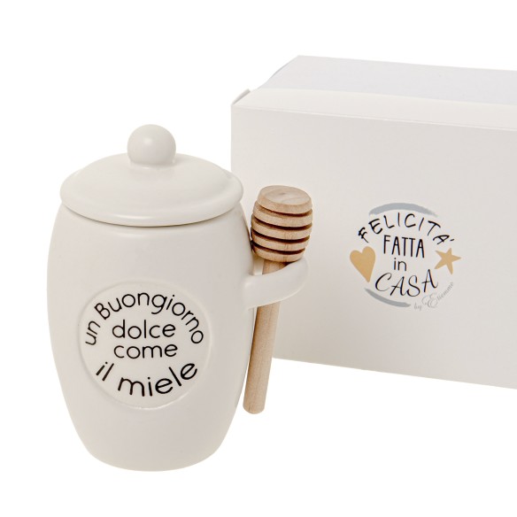 Bomboniera Spargimiele in Porcellana h 11 cm con scatola art 02A202