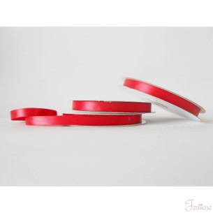 Nastro doppio raso 10 mm rotolo bobina da 50 mt Rosso fai da te - art D1016