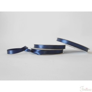 Nastro doppio raso 1 Cm rotolo bobina da 50 mt Blu fai da te - art D1019