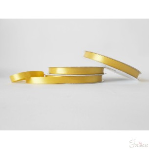 Nastro doppio raso 10 mm rotolo bobina da 50 mt Oro fai da te - art D1025