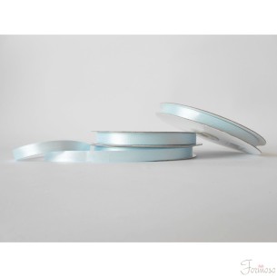 Nastro doppio raso 10 mm rotolo bobina da 50 mt Celeste fai da te - art D1018