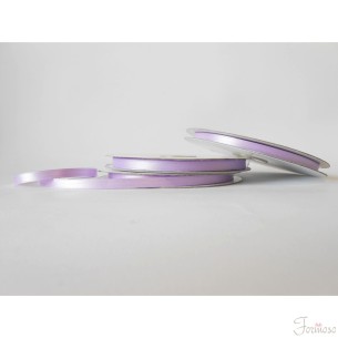 Nastro doppio raso 6 mm rotolo bobina da 50 mt Lilla fai da te - art D0622