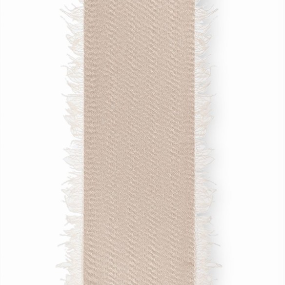 Decorazione nastro chiffon raso colore Sabbia 4 cm x 25 mt art 29681