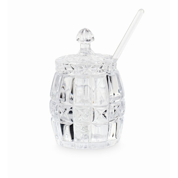 Bomboniera barattolo vetro con spargimiele Spargimiele D 7 x h 12 cm 80 ml  art 29726