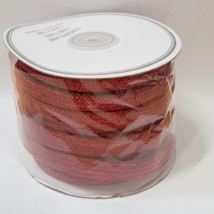 Decorazione Cordoncino cordone colore ROSSO D 12 mm rotolo bobina 10 mt - art 27317