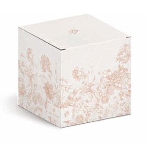 Bomboniera bilancia vetro toile cipria D 18,5 cm con scatola art 29896 2