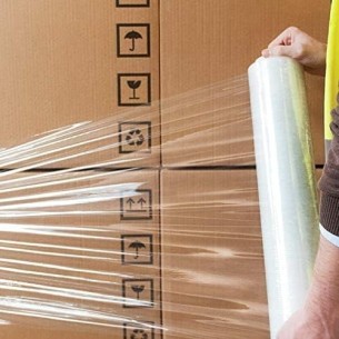 Rotolo pellicola estensibile trsparente in film 23my 2,4 Kg x 50 cm 1 rotolo art ESTENSIBILE1PZ 2