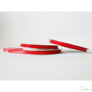 Nastro organza 6 mm rotolo bobina da 50 mt Rosso fai da te - art E0611