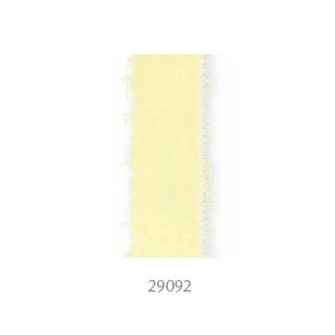 Nastro in Tessuto CHIFFON sfrangiato colore Giallo in bobina rotolo da spessore 30 mm x 25 mt Wedding art 29092