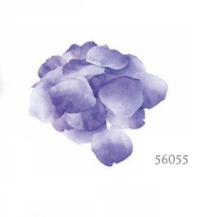 Confezione 288 petali tessuto lilla per decorazioni feste art 56055