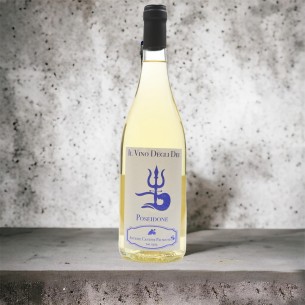 Bottiglia di Vino Bianco da tavola da 75 ml "VINO DEGLI DEI" cartone 12 pz Art POSEIDONE