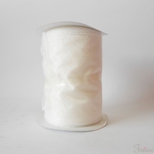 Bobina rotolo Organza 15x25 mt decorazioni bomboniere Avorio art. 54170