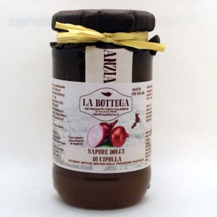 Barattolo delizia marmellata di cipolle  100% Italiano confezione 100g Art MARMELLATACIPOLLE100
