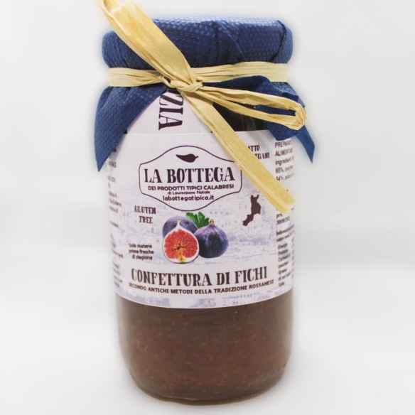 Barattolo delizia marmellata di fichi 100% Italiano confezione 100g Art MARMELLATAFICHI100