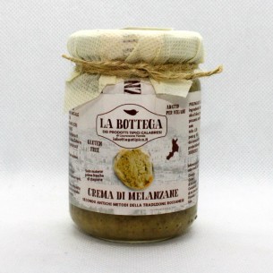Barattolo crema di melanzane 100% Italiano confezione 150g Art CREMAMELANZA150