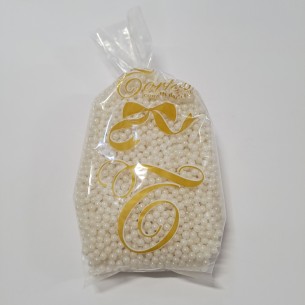 Perline di Zucchero colore bianco confezione da 1kg - Art PERLZUCCBIANCO