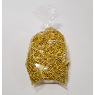 Perline di Zucchero colore oro confezione da 1kg - Art PERLZUCCORO