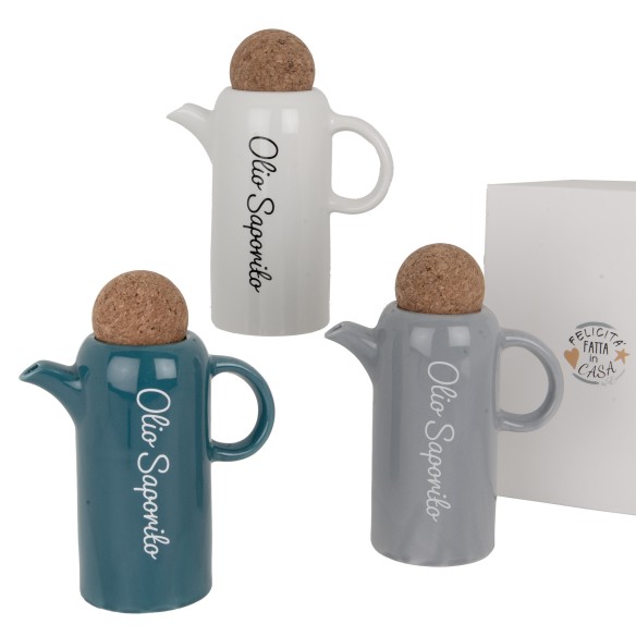 Bomboniera STYLE OLIERA CM.13 H.18 S/3PZ  C/BOX ART.02A314