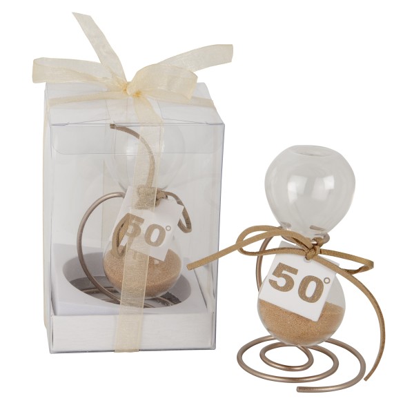 Bomboniera TIME CLESSIDRA 50° H.11 C/BOX ART. 07A170