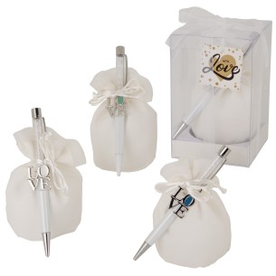 Bomboniera EVENT GIFT BOX PENNA LOVE CM.14,5 S/3PZ ART. 12A156