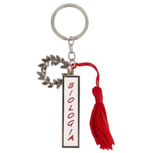 Bomboniera laurea Zama  P/Chiave  Biologia  cm.6 Art.12A188