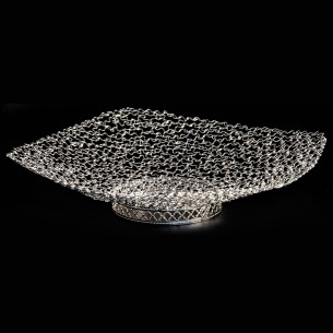 Bomboniera SCINTIL PIATTO C/PIEDE CM.30 H.7 ART. AL034