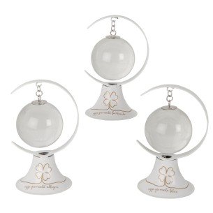 Bomboniera QUADRIFOGLIO MONDO LED H.12 S/3PZ ART. 07A160