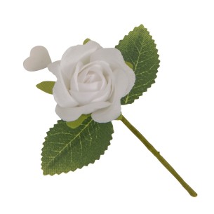 FIORE  BOMBONIERA  DORY RAMO CM.10 BIANCO CONF. DA 12PZ ART. B0760BIANCO