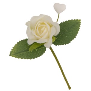 FIORE  BOMBONIERA  DORY RAMO CM.10 CREMA  CONF. DA 72PZ ART. B0760CREMA