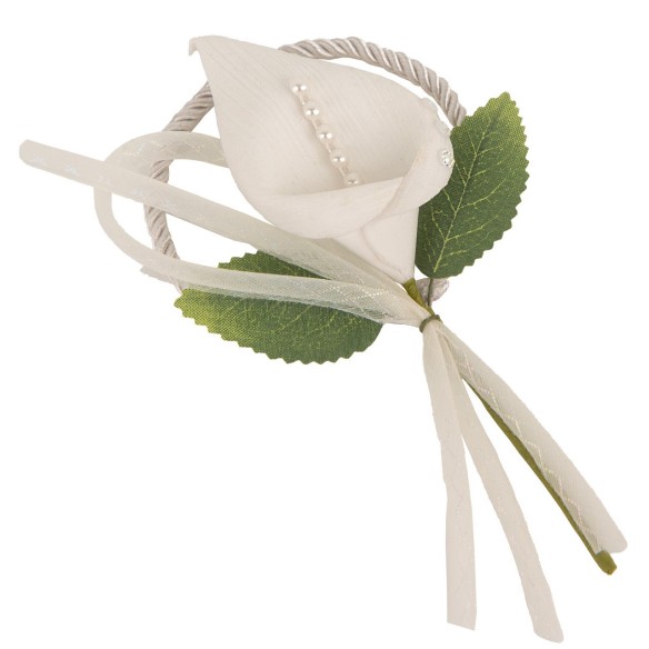 FIORE BOMBONIERA CALLA RAMO  SINGOLA CM.14 ART. B0764