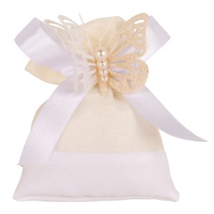 Sacchetti Matrimonio MARIPOSA BAG BIANCO CM.9X11 Conf.12PZ ART. C2816