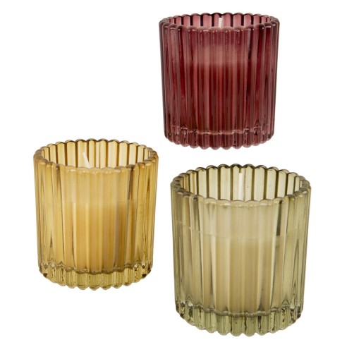 Bomboniera COLOR CANDELA VERRE S/3PZ H.9 ART. 07A180