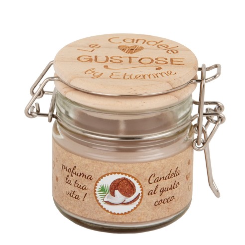 Bomboniera GUSTO CANDELA H.7,5 COCCO ART.07A192