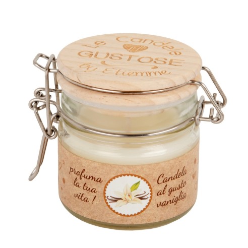 Bomboniera GUSTO CANDELA H.7,5 VANIGLIA ART.07A189