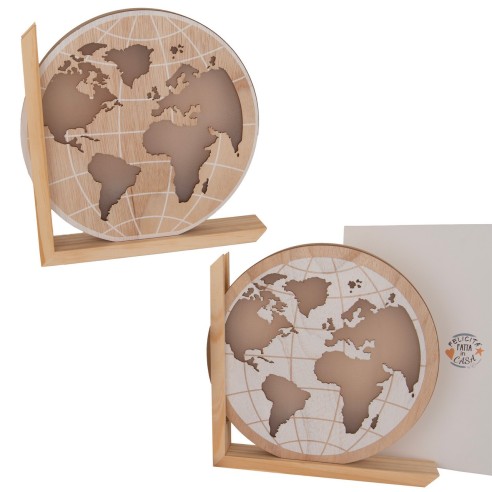 Bomboniera MONDE LED S/2 H.27 C/BOX 2/PZ ART. 08A211