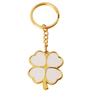 Bomboniera ZAMA P/CHIAVE QUADRIFOGLIO GOLD CM.4 art. 12A170