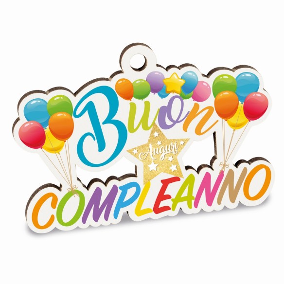 Bomboniera PARTY COMPLEANNO  CM.6,5 ART. AL056