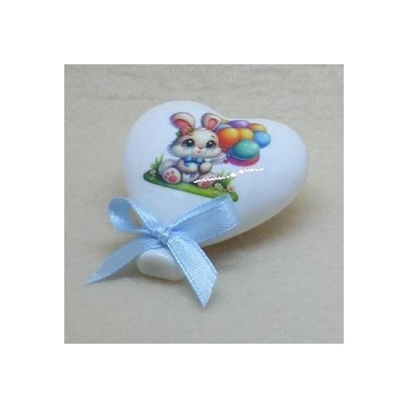Bomboniera Cuore  Compleanno Palloncino   cm.5x5 C.Scatola  Art. 1429